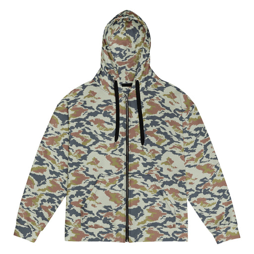 KLMK Spetsnaz Tundra CAMO Unisex Zip Hoodie - 2XS