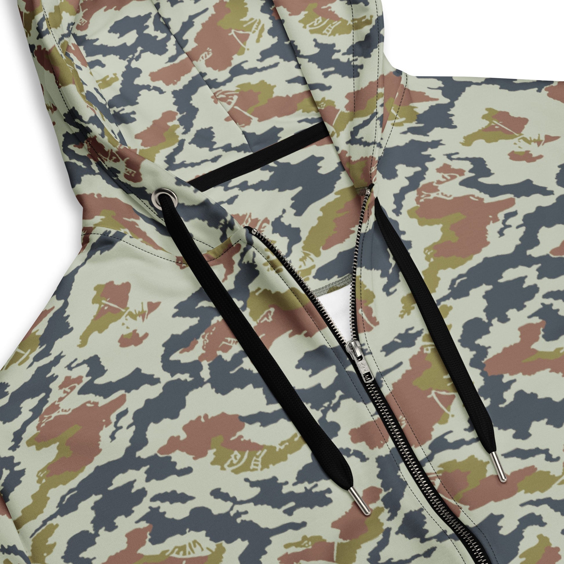 Russian KLMK Spetsnaz Tundra CAMO Unisex zip hoodie Zip Hoodies