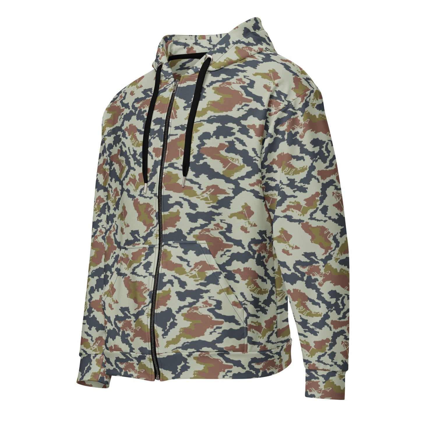 Russian KLMK Spetsnaz Tundra CAMO Unisex zip hoodie Zip Hoodies