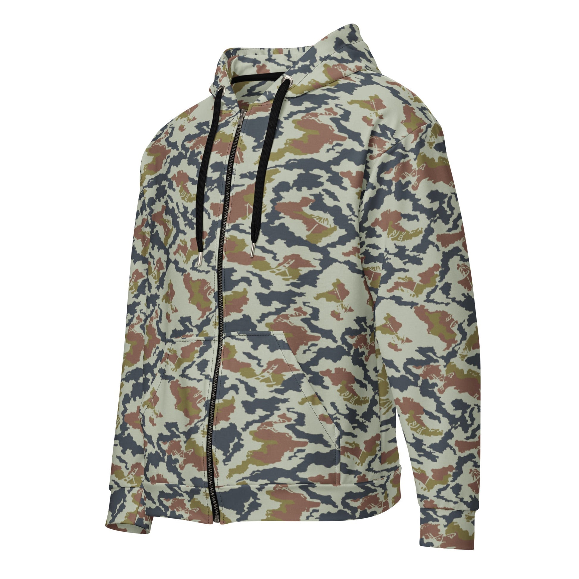 Russian KLMK Spetsnaz Tundra CAMO Unisex zip hoodie Zip Hoodies