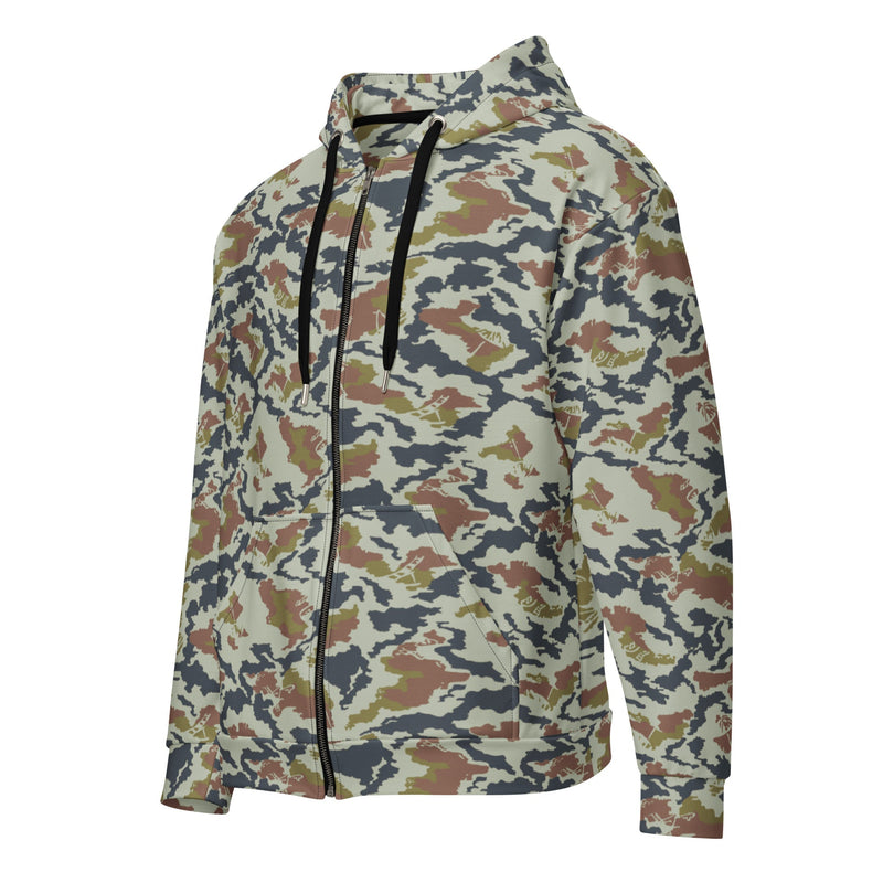 KLMK Spetsnaz Tundra CAMO Unisex Zip Hoodie