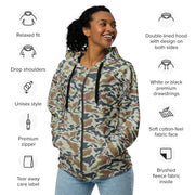 KLMK Spetsnaz Tundra CAMO Unisex Zip Hoodie