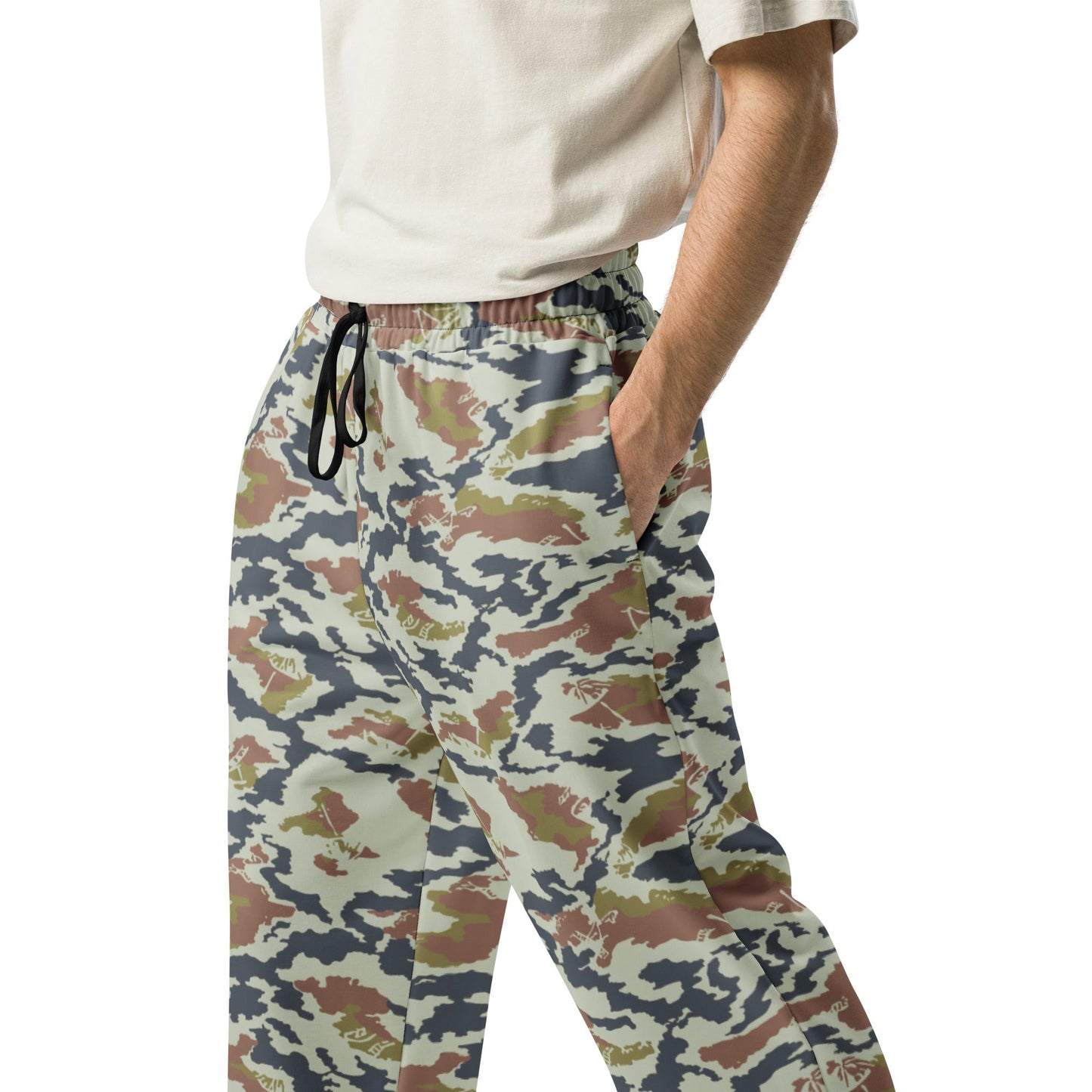 Russian KLMK Spetsnaz Tundra CAMO Wide-leg joggers - Joggers