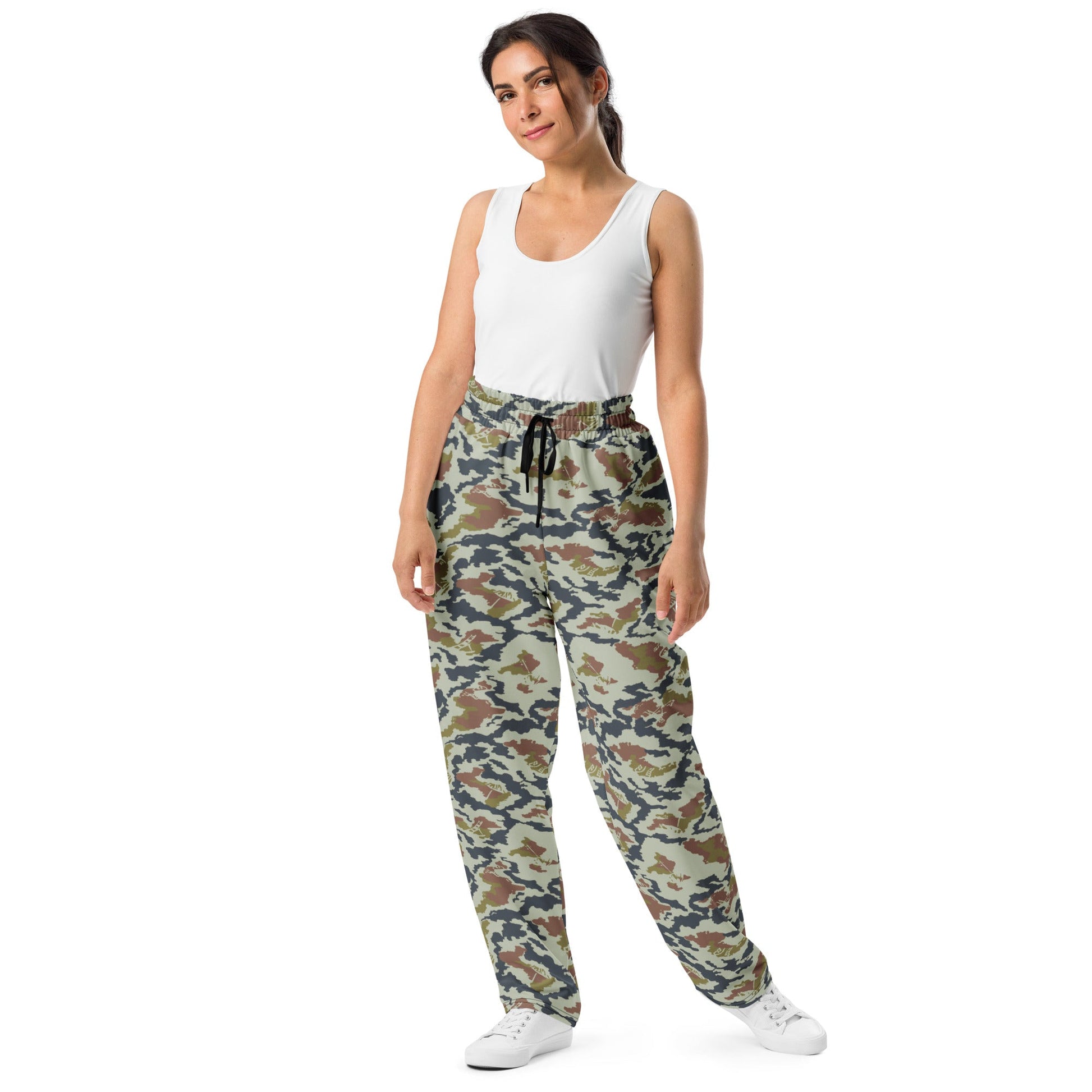 Russian KLMK Spetsnaz Tundra CAMO Wide-leg joggers - Joggers