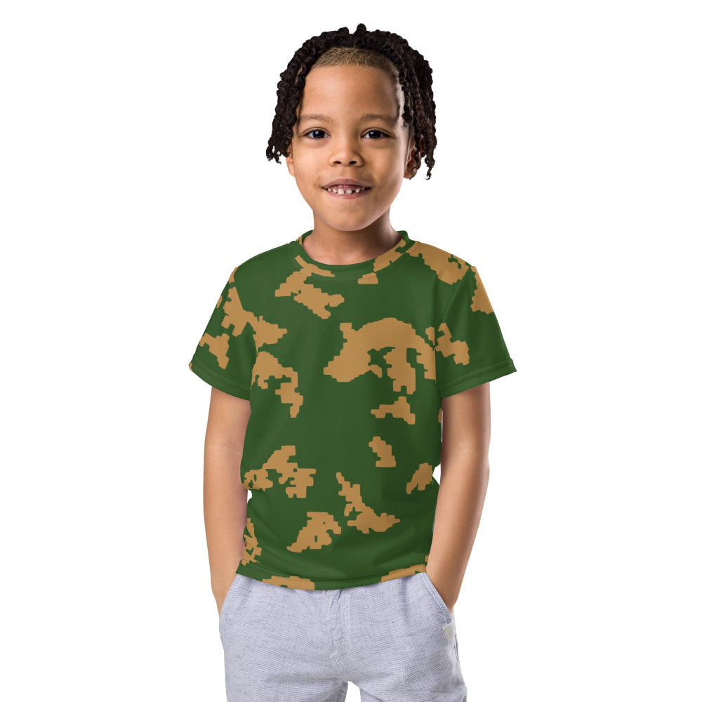 Russian KLMK Sunray Berezhka CAMO Kids crew neck t-shirt - 2T - Crew Neck T-shirt