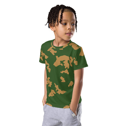 Russian KLMK Sunray Berezhka CAMO Kids crew neck t-shirt - Crew Neck T-shirt