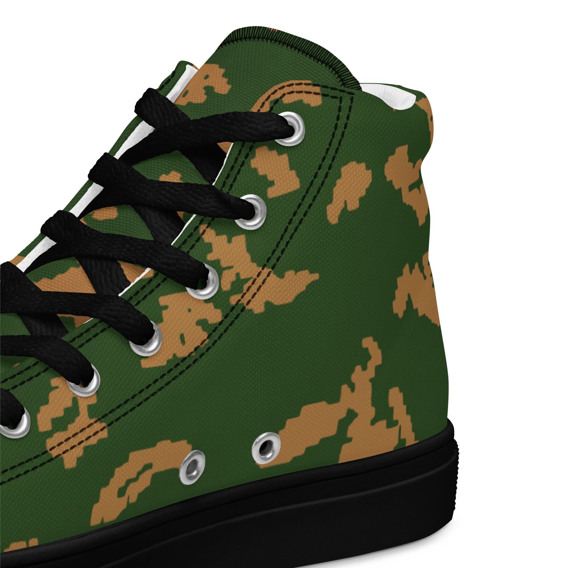 Russian KLMK Sunray Berezhka CAMO Mens high top canvas shoes High Top Canvas Shoes