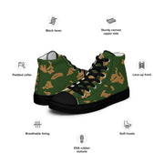 KLMK Sunray Berezhka CAMO Mens High-Top Canvas Shoes