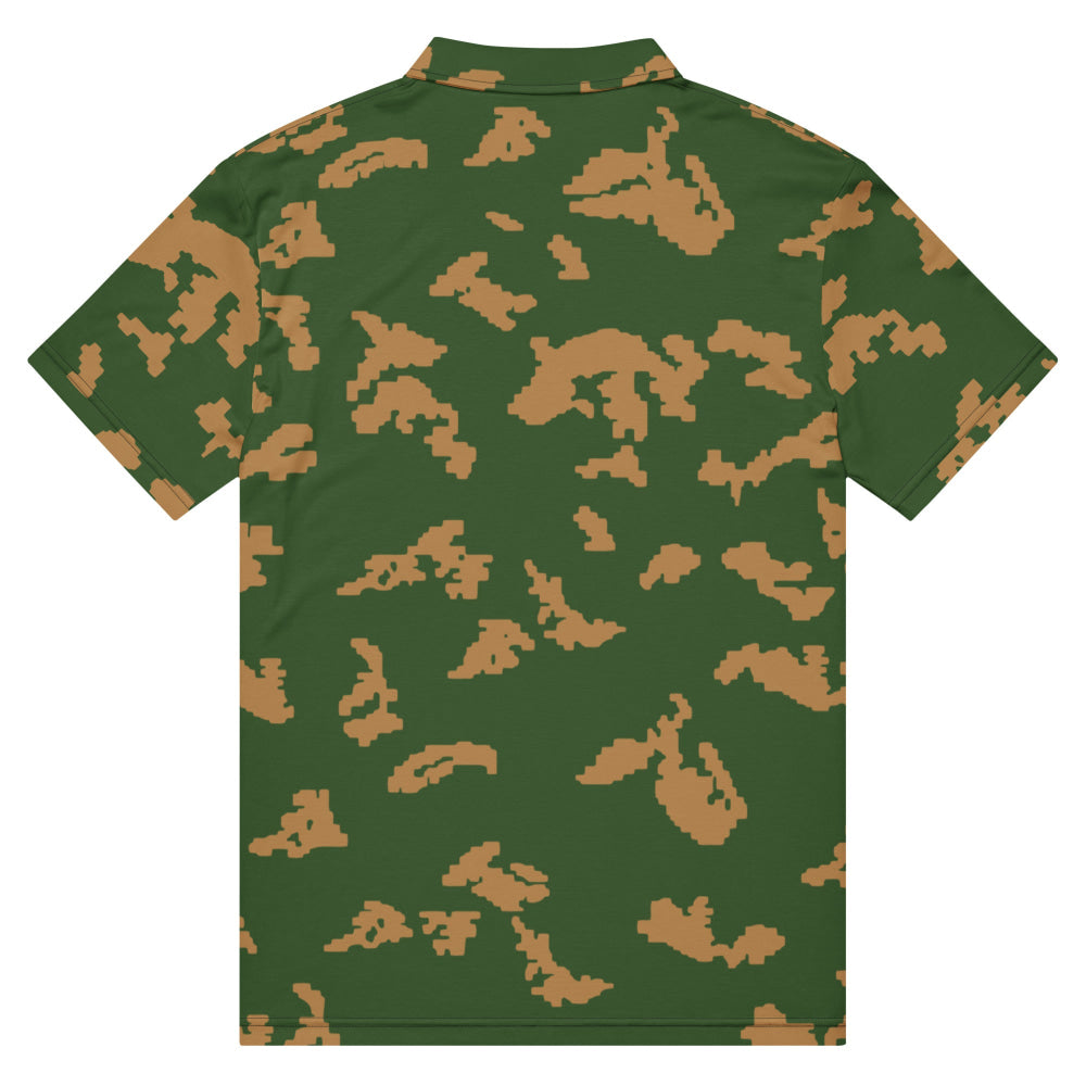 Russian KLMK Sunray Berezhka CAMO Men’s slim fit polo - Mens Slim Fit Polo