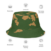 KLMK Sunray Berezhka CAMO Reversible Bucket Hat - Head