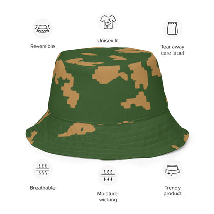 Russian KLMK Sunray Berezhka CAMO Reversible bucket hat - Bucket Hat