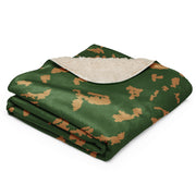 KLMK Sunray Berezhka CAMO Sherpa Blanket