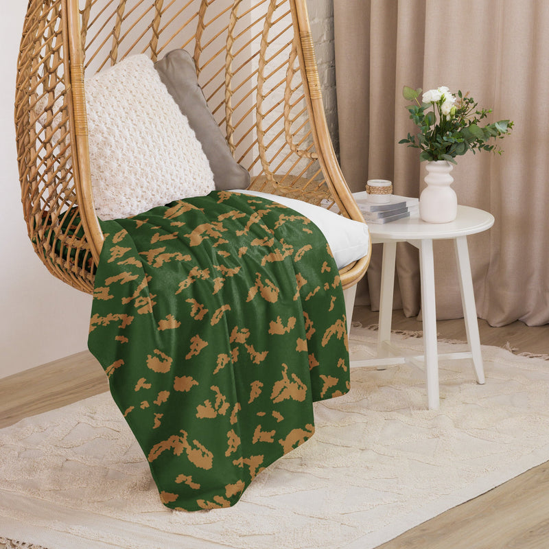 KLMK Sunray Berezhka CAMO Sherpa Blanket