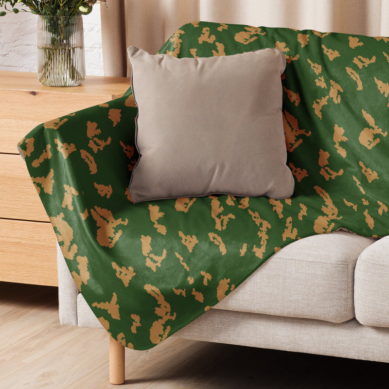 KLMK Sunray Berezhka CAMO Sherpa Blanket