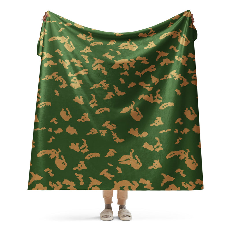 KLMK Sunray Berezhka CAMO Sherpa Blanket - 60″×80″