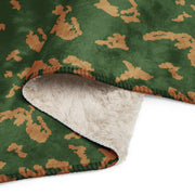 KLMK Sunray Berezhka CAMO Sherpa Blanket