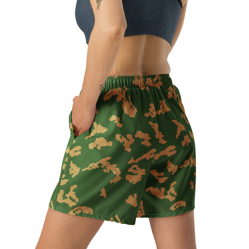 KLMK Sunray Berezhka CAMO Unisex Athletic Long Shorts