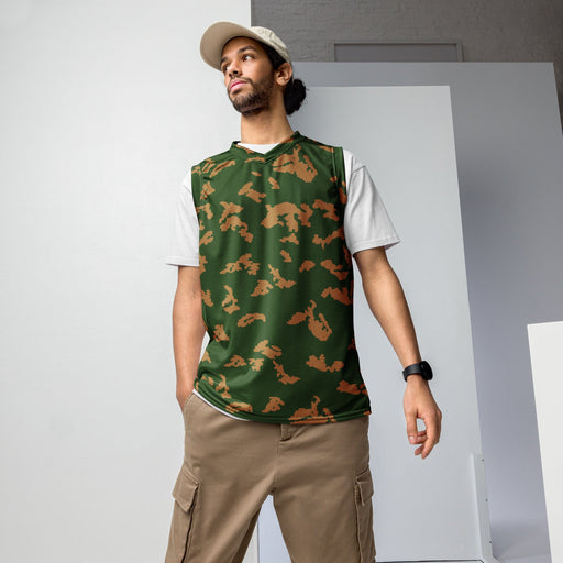 KLMK Sunray Berezhka CAMO Unisex Basketball Jersey - 2XS