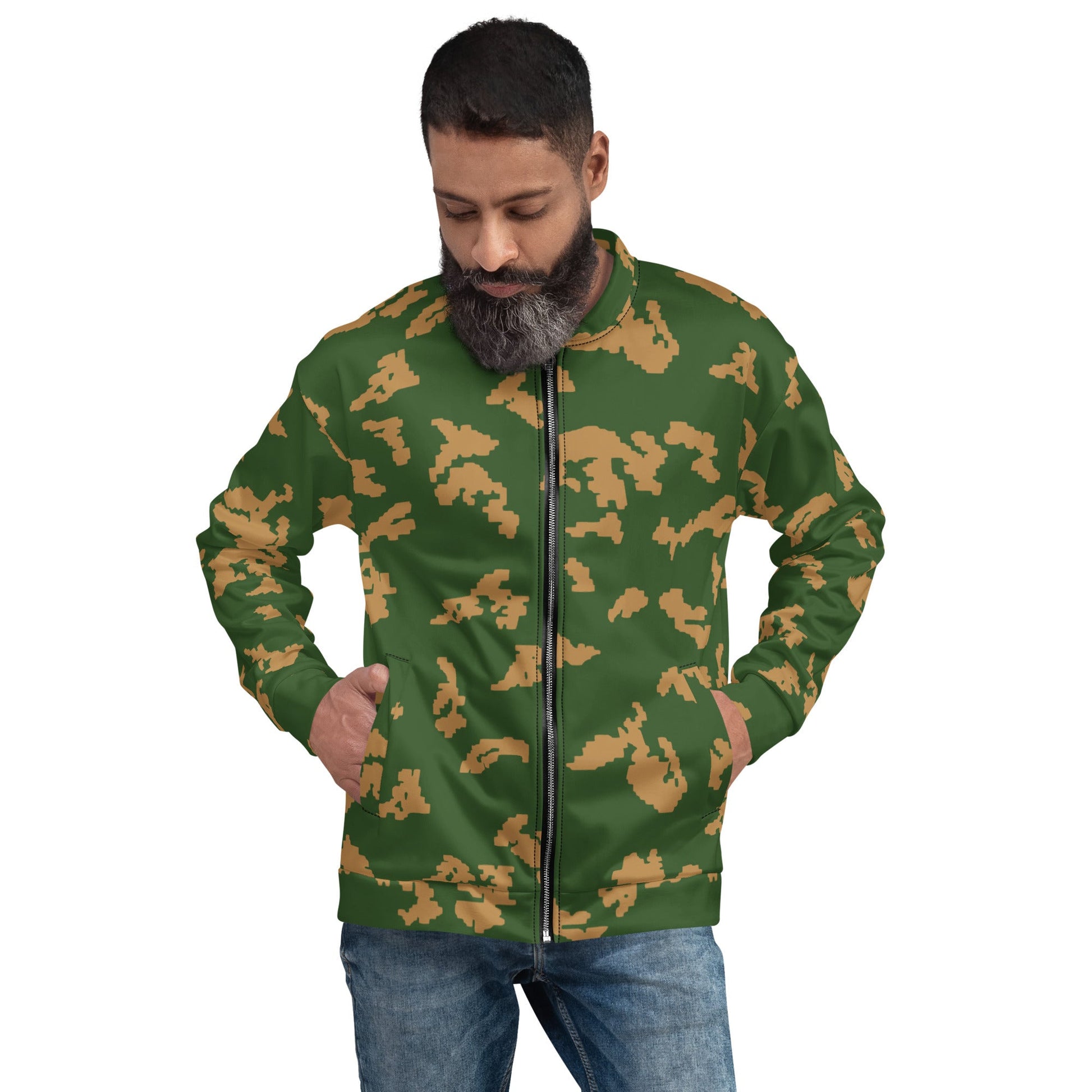 Russian KLMK Sunray Berezhka CAMO Unisex Bomber Jacket - Jackets