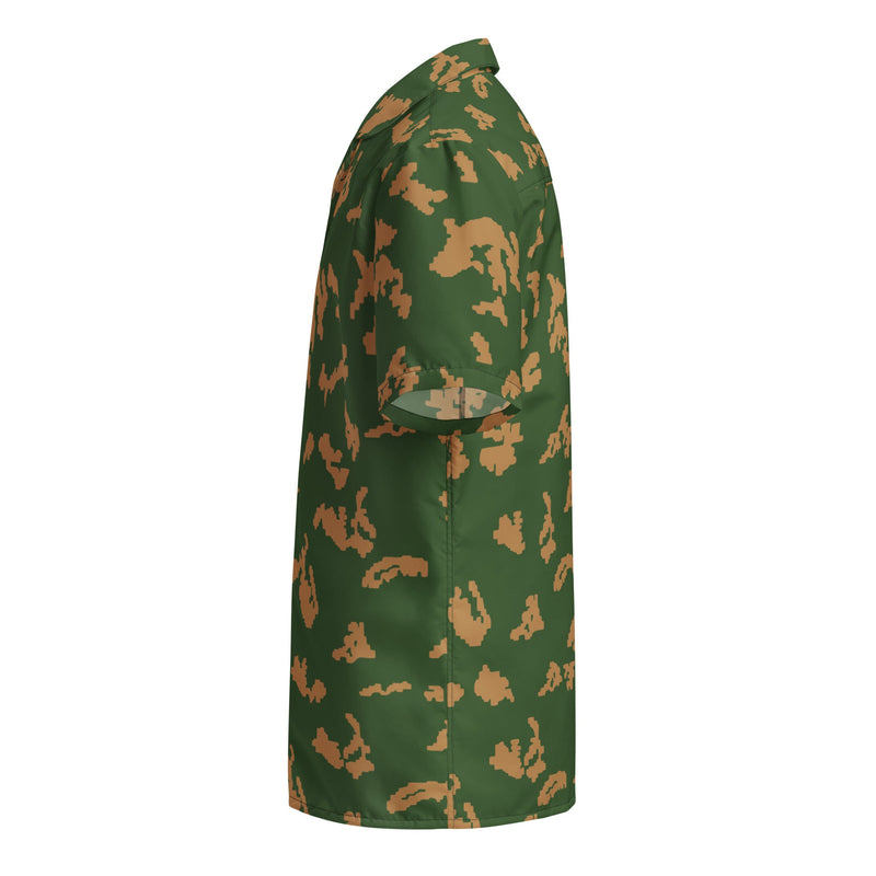 KLMK Sunray Berezhka CAMO Unisex Short-Sleeve Button Shirt - Button-Up