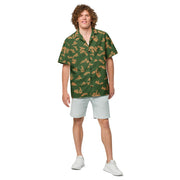 KLMK Sunray Berezhka CAMO Unisex Short-Sleeve Button Shirt - Button-Up