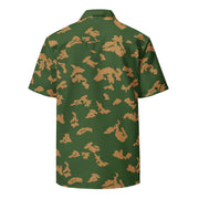 KLMK Sunray Berezhka CAMO Unisex Short-Sleeve Button Shirt - Button-Up