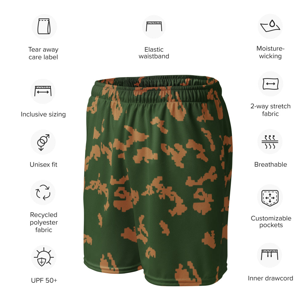 Russian KLMK Sunray Berezhka CAMO Unisex mesh shorts - Mesh Shorts