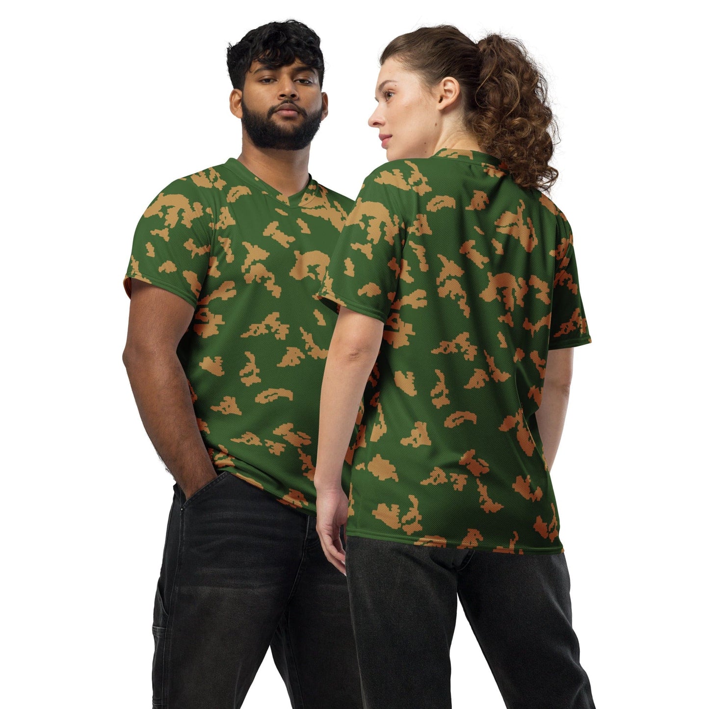 Russian KLMK Sunray Berezhka CAMO unisex sports jersey - 2XS - Unisex Sports Jersey