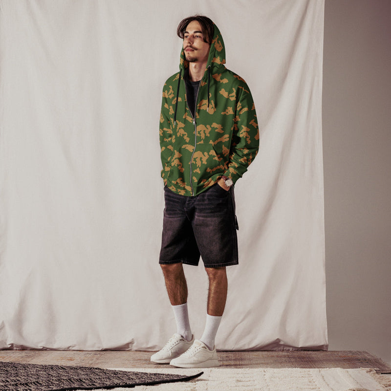 KLMK Sunray Berezhka CAMO Unisex Zip Hoodie