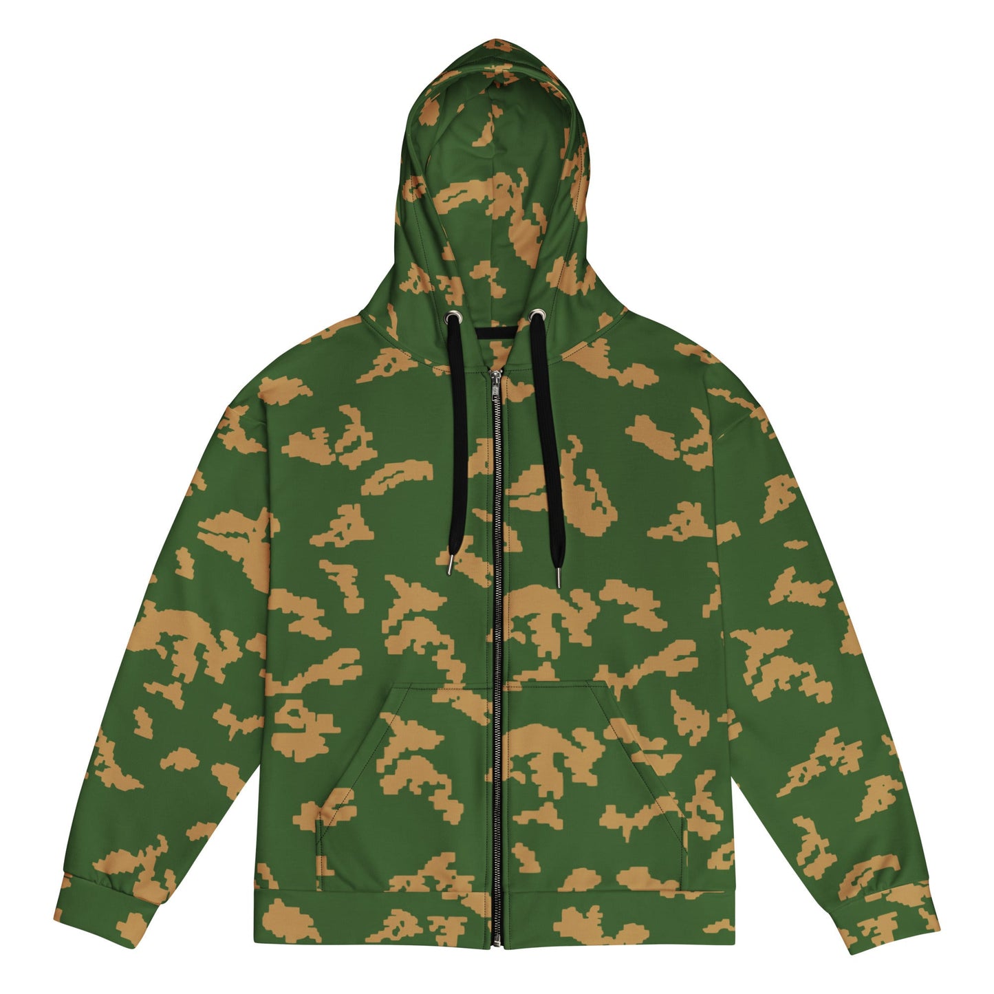 Russian KLMK Sunray Berezhka CAMO Unisex zip hoodie - 2XS - Zip Hoodies