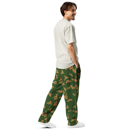 Russian KLMK Sunray Berezhka CAMO Wide-leg joggers - Unisex Joggers