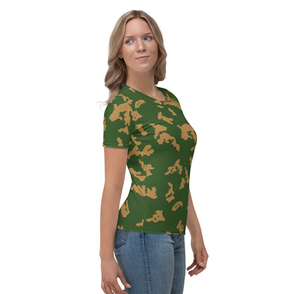 Russian KLMK Sunray Berezhka CAMO Women’s T-shirt - Womens T-Shirt