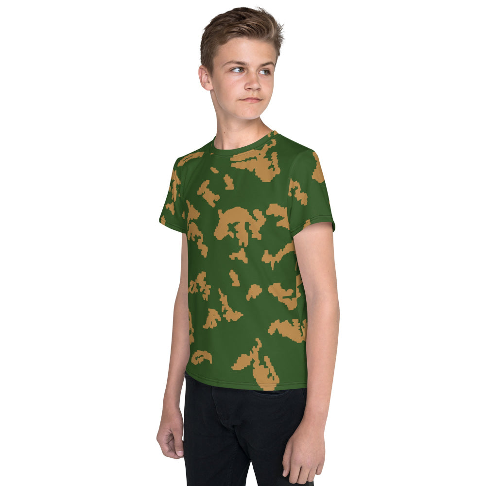 Russian KLMK Sunray Berezhka CAMO Youth crew neck t-shirt - Crew Neck T-shirt