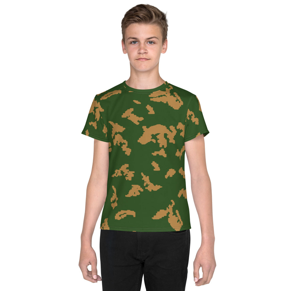 Russian KLMK Sunray Berezhka CAMO Youth crew neck t-shirt - 8 - Crew Neck T-shirt