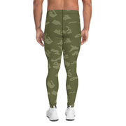 KLMK Sunray Olive Drab CAMO Mens Leggings - Men