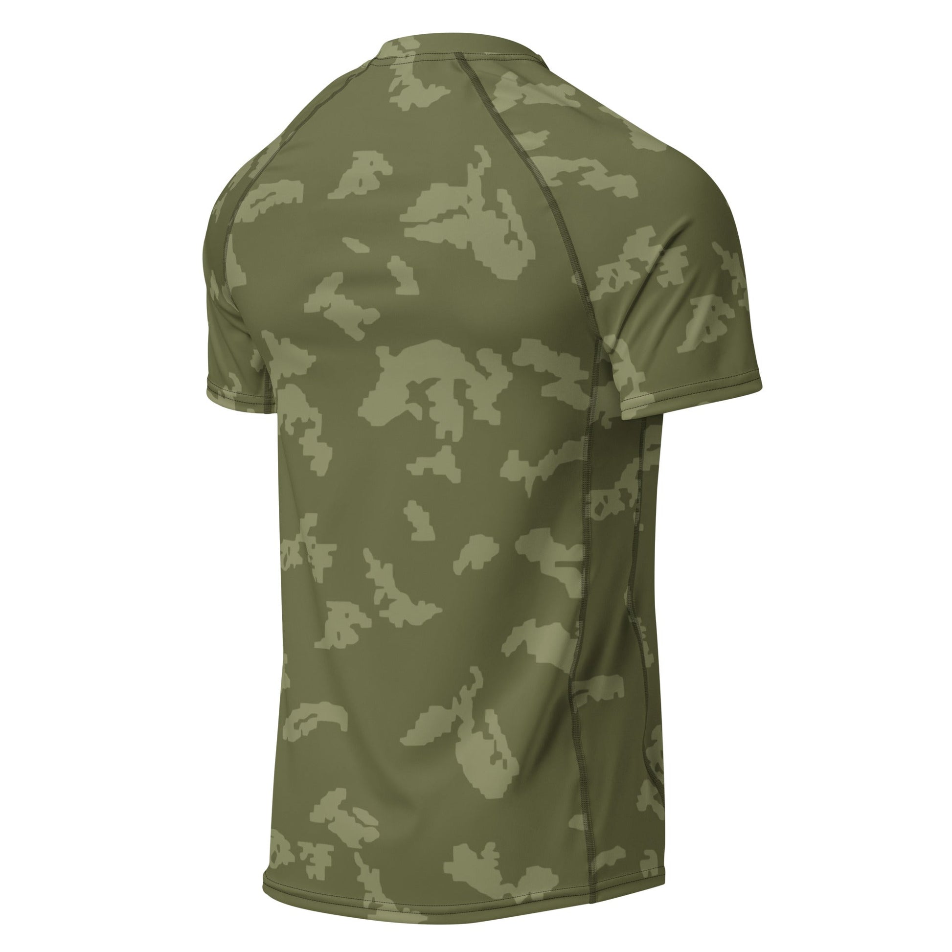 Russian KLMK Sunray Olive Drab CAMO Mens Short-Sleeve Rash Guard