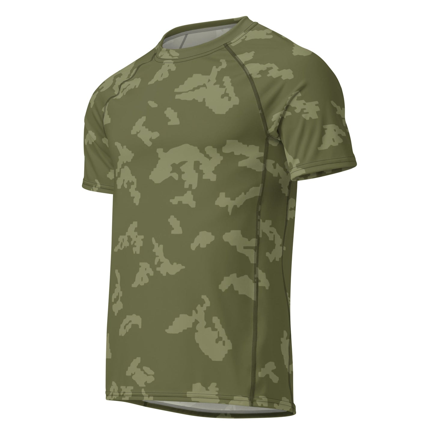 Russian KLMK Sunray Olive Drab CAMO Mens Short-Sleeve Rash Guard