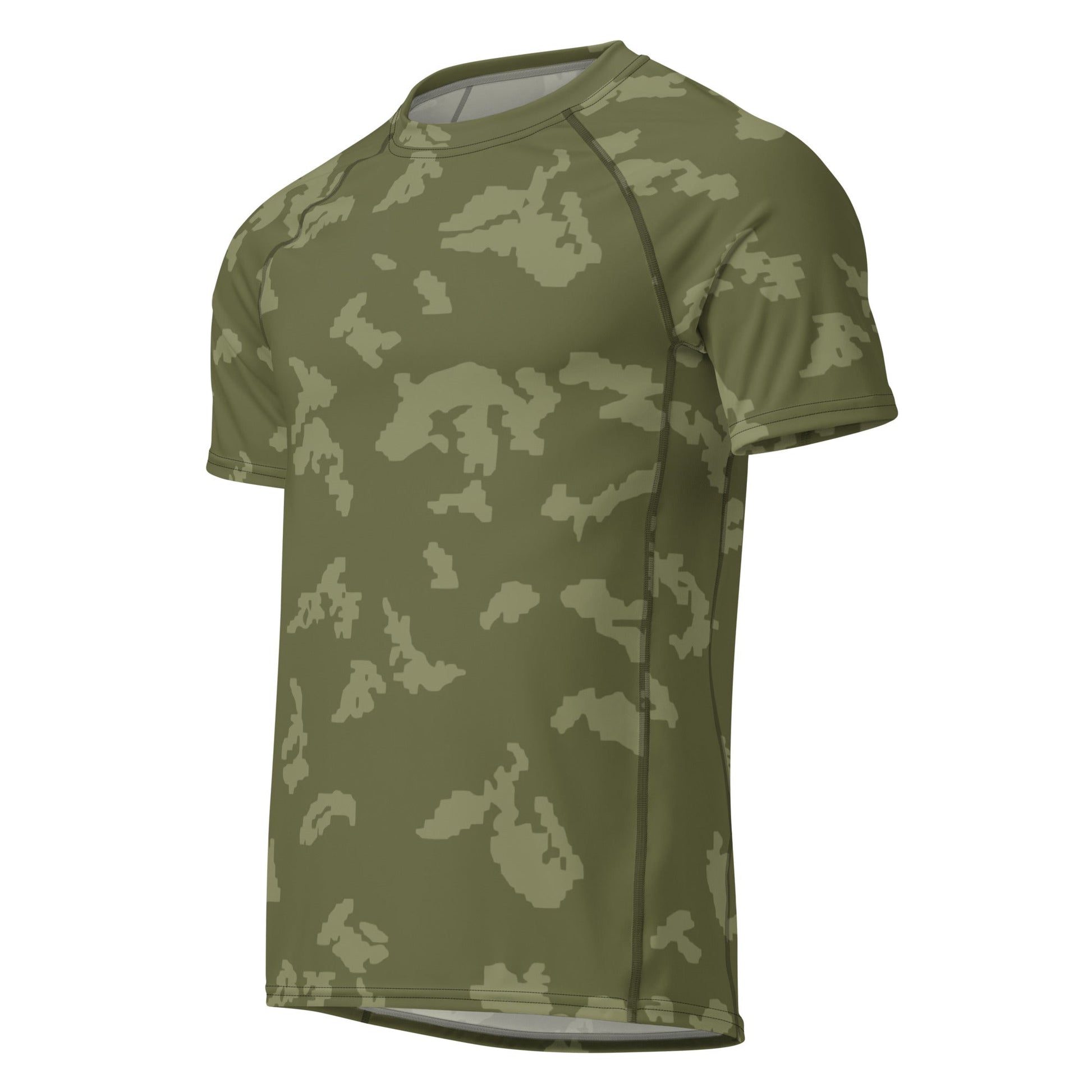 Russian KLMK Sunray Olive Drab CAMO Mens Short-Sleeve Rash Guard