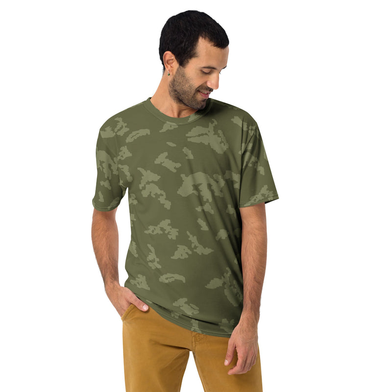 KLMK Sunray Olive Drab CAMO Mens T-Shirt