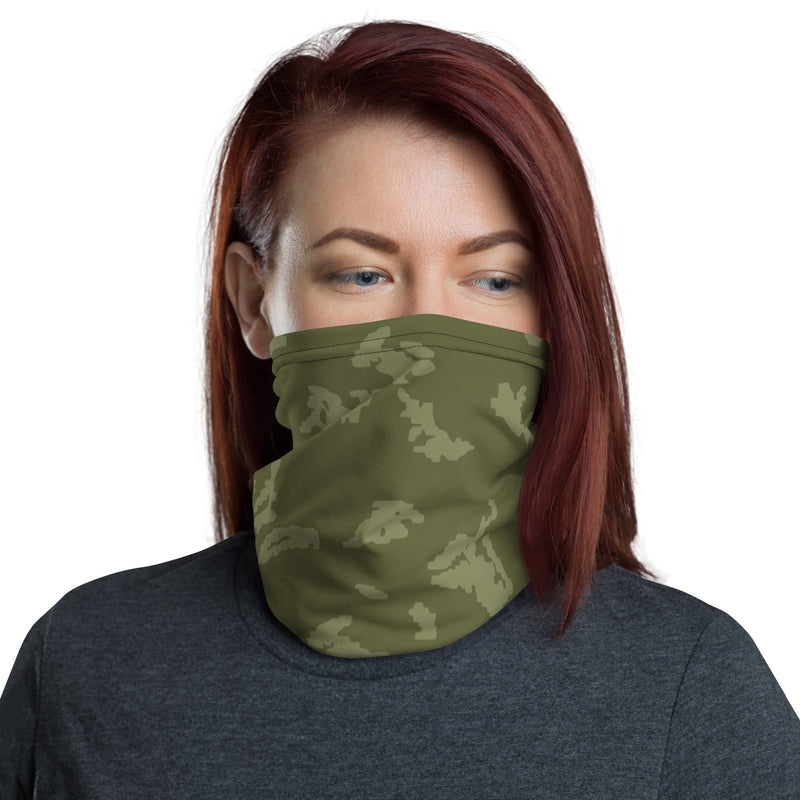 KLMK Sunray Olive Drab CAMO Neck Gaiter - Head