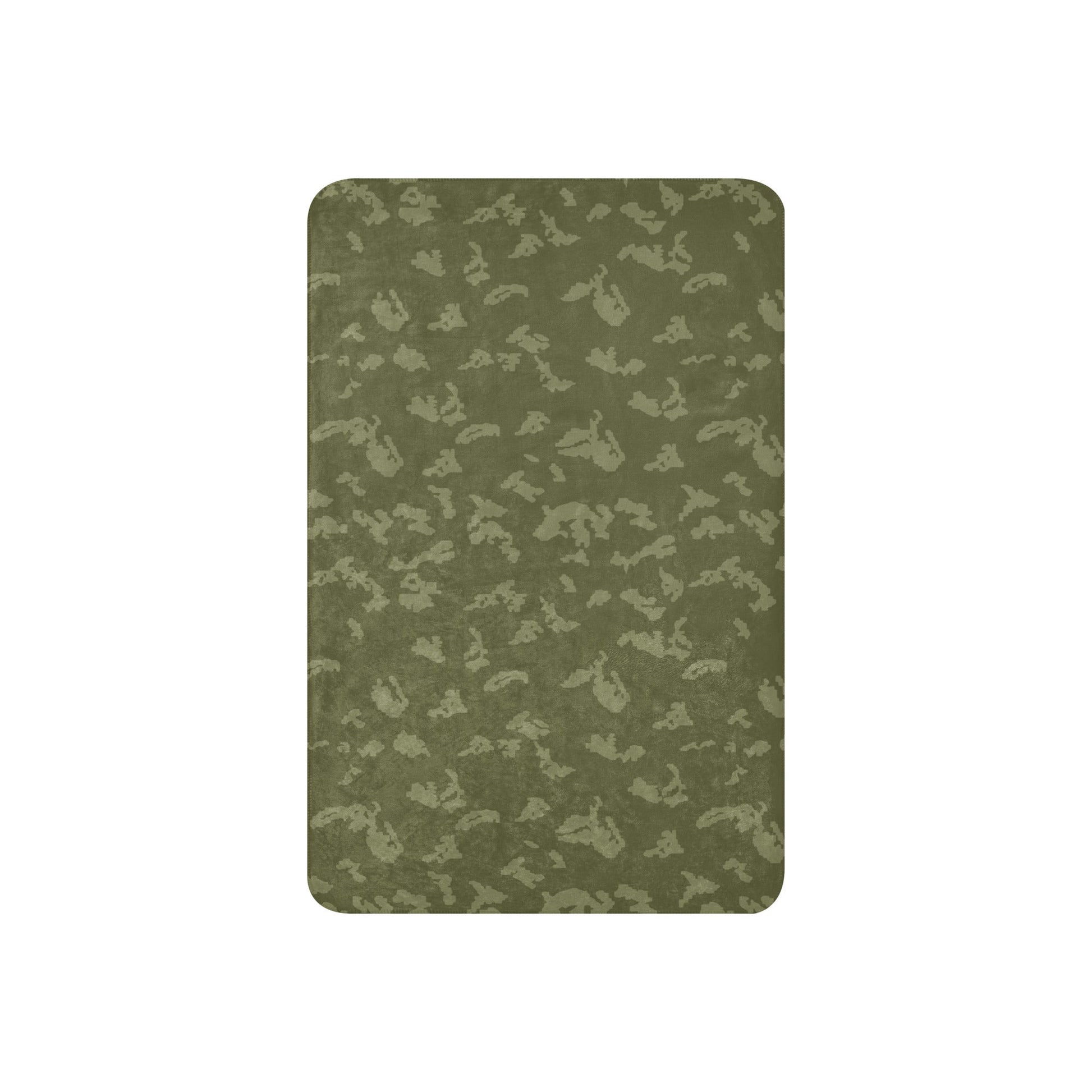 Russian KLMK Sunray Olive Drab CAMO Sherpa Blanket