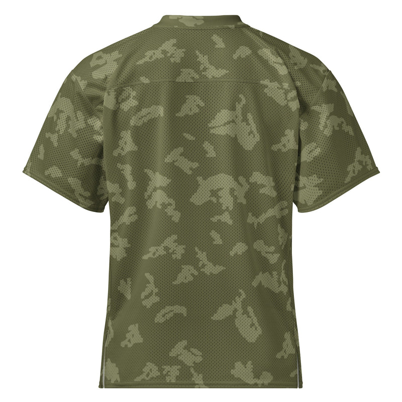 KLMK Sunray Olive Drab CAMO Unisex American Football Jersey