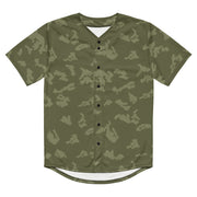 KLMK Sunray Olive Drab CAMO Unisex Baseball Jersey