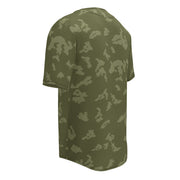 KLMK Sunray Olive Drab CAMO Unisex Baseball Jersey