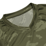 KLMK Sunray Olive Drab CAMO Unisex Basketball Jersey