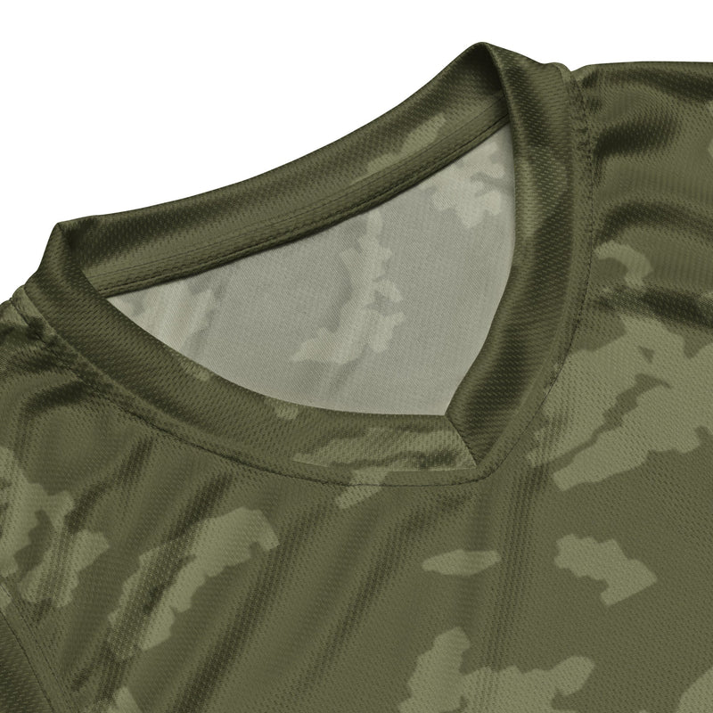 KLMK Sunray Olive Drab CAMO Unisex Basketball Jersey