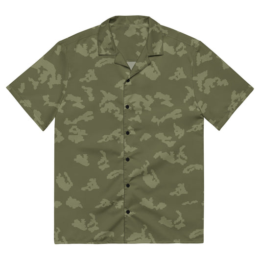 Russian KLMK Sunray Olive Drab CAMO Unisex button shirt - 2XS - Button Shirts