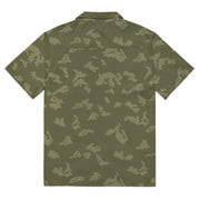 KLMK Sunray Olive Drab CAMO Unisex Short-Sleeve Button Shirt - Button-Up