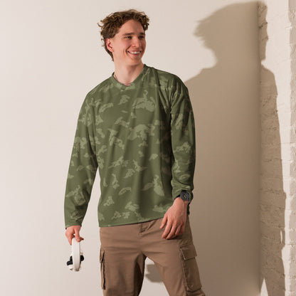 Russian KLMK Sunray Olive Drab CAMO Unisex Hockey Fan Jersey