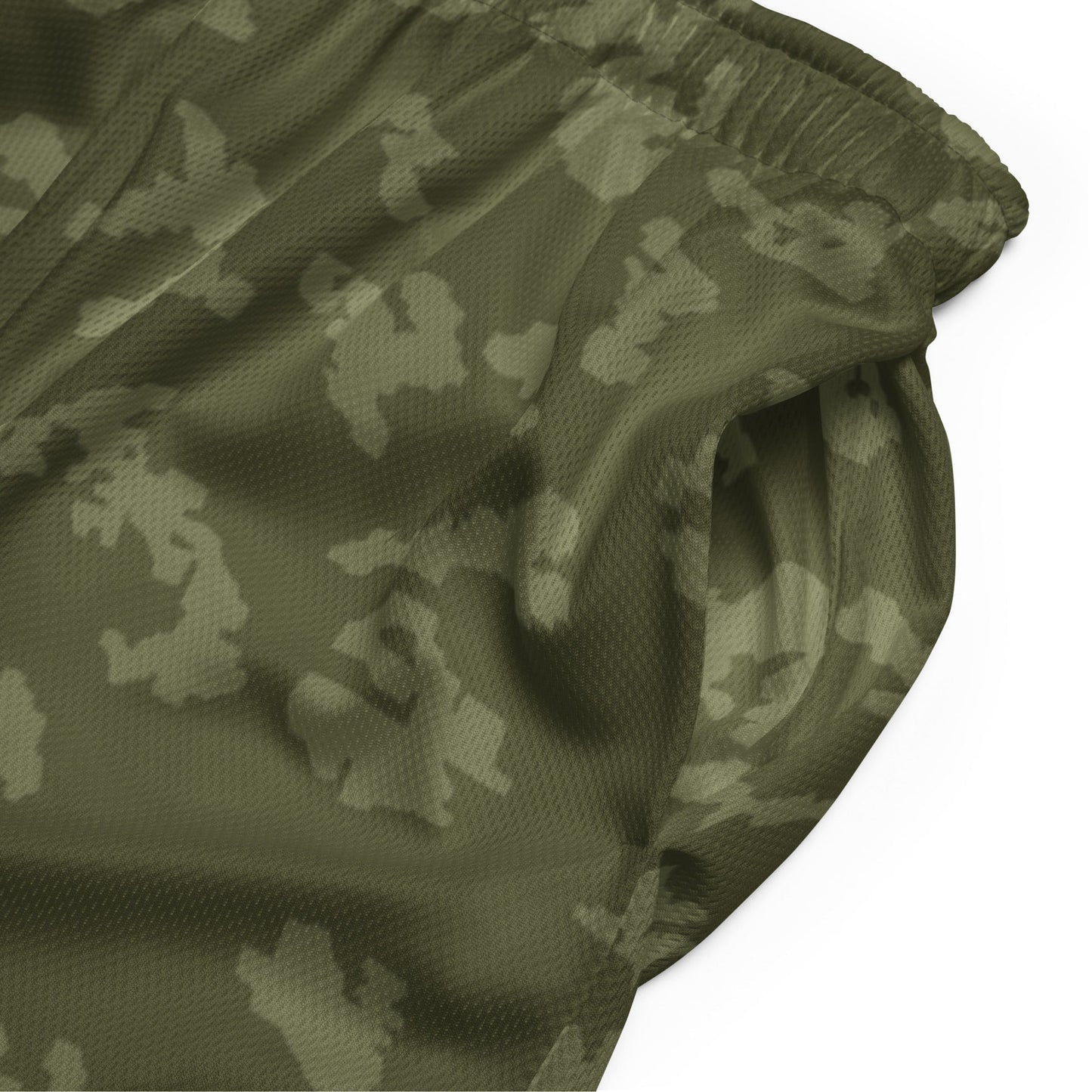 Russian KLMK Sunray Olive Drab CAMO Unisex Mesh Shorts